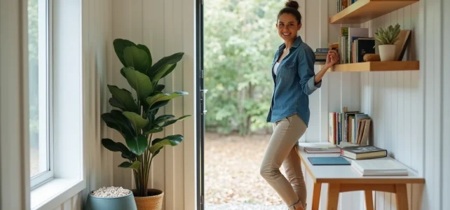 Comment transformer un abri de jardin container en espace moderne et fonctionnel